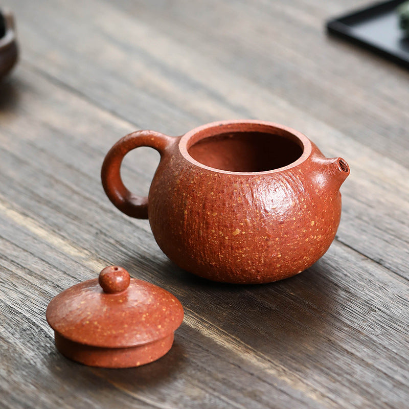 This is a Yixing teapot. this is Chinese yixing clay teapot 