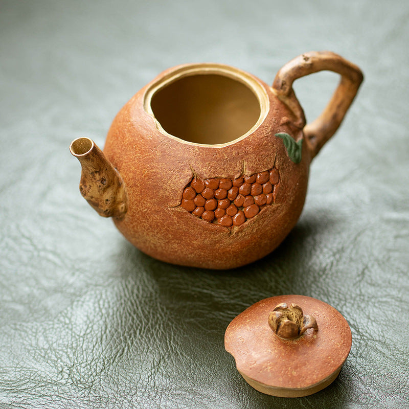 This is a Yixing teapot. this is Chinese yixing clay teapot 