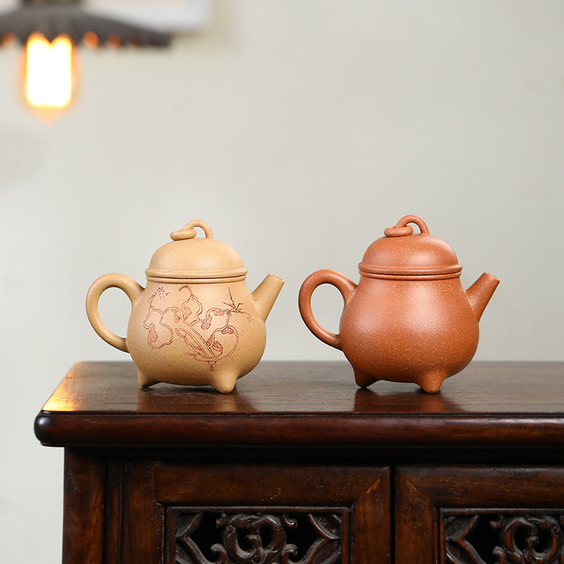 This is a Yixing teapot. this is Chinese yixing clay teapot 