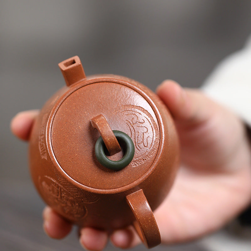 This is a Yixing teapot. this is Chinese yixing clay teapot