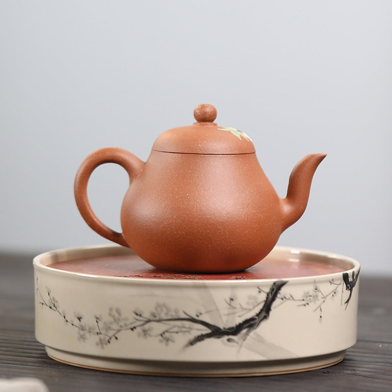 This is a Yixing teapot. this is Chinese yixing clay teapot 