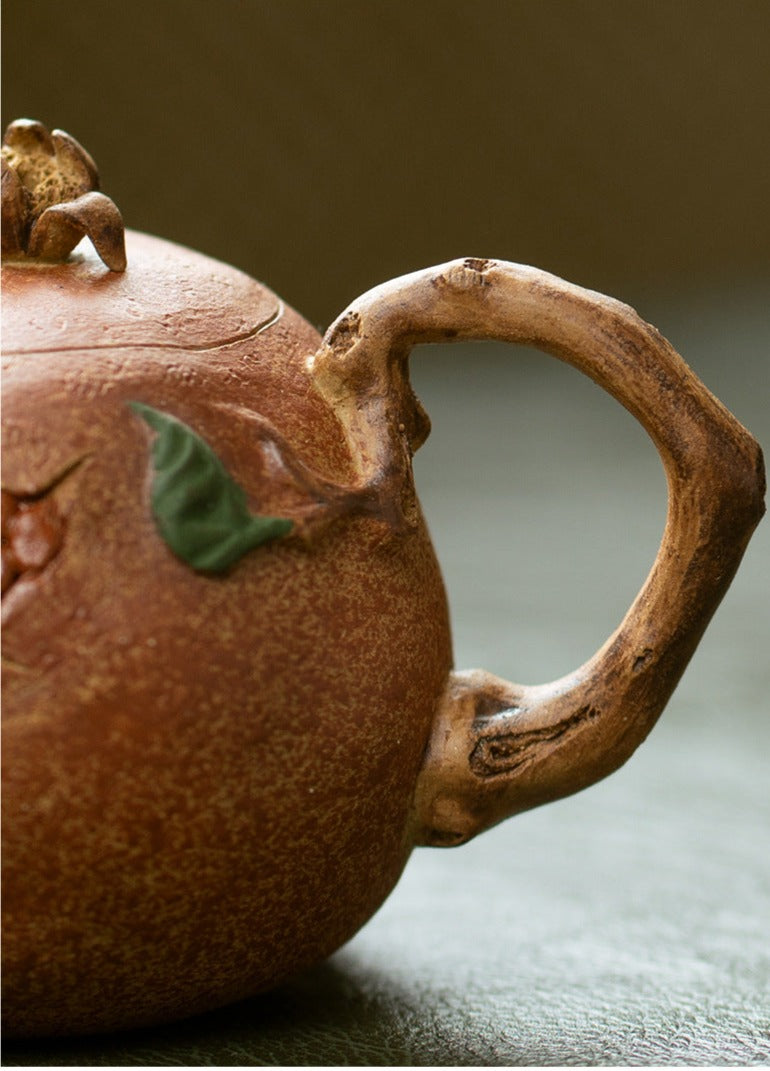 This is a Yixing teapot. this is Chinese yixing clay teapot 