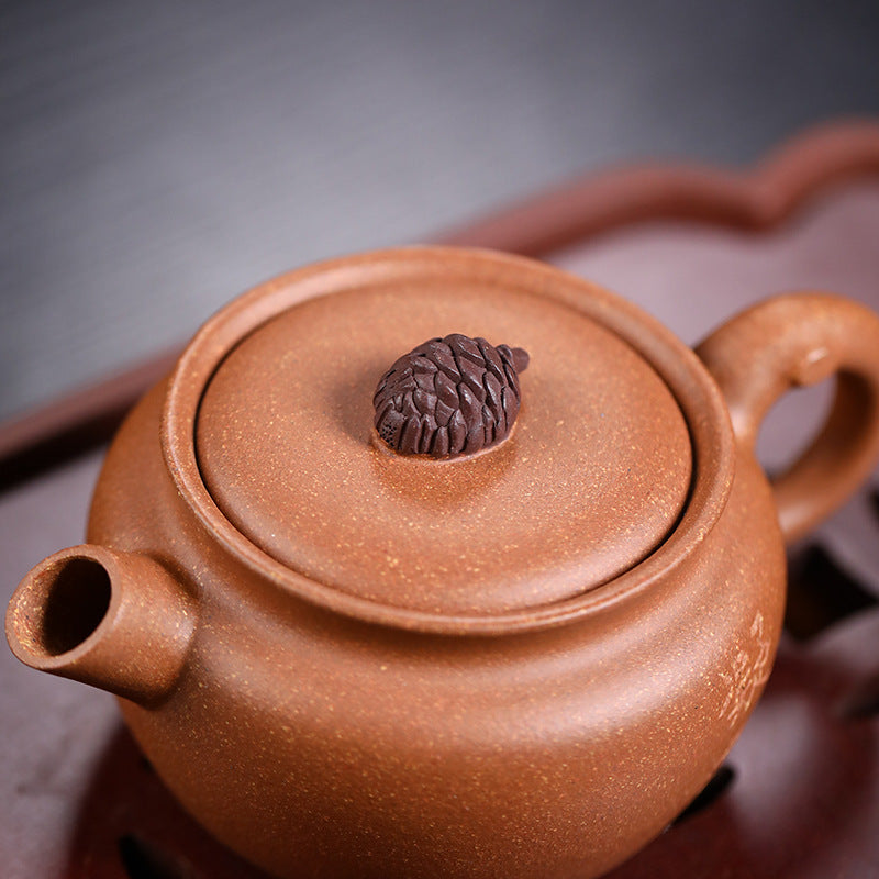 This is a Yixing teapot. this is Chinese yixing clay teapot 