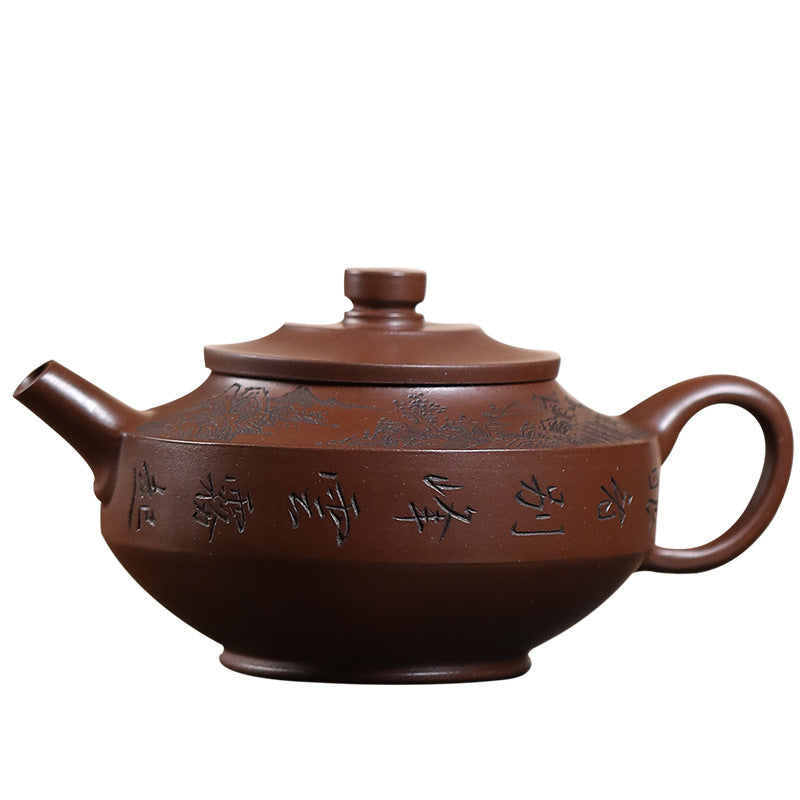 This is a Yixing teapot. this is Chinese yixing clay teapot 