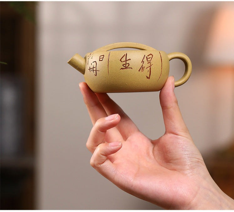 This is a Yixing teapot. this is Chinese yixing clay teapot 