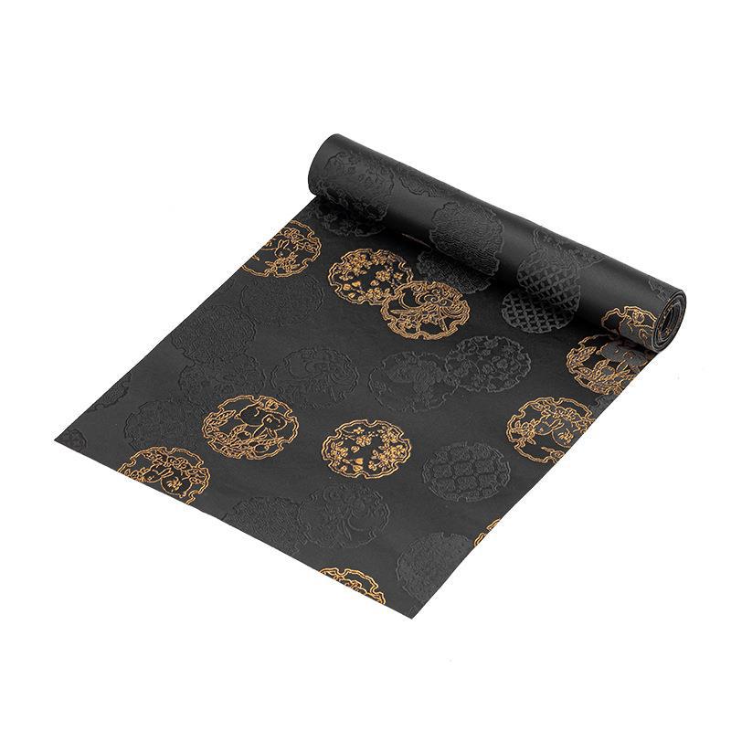 This is a silk brocade tea mat.this is a waterproof table cloth