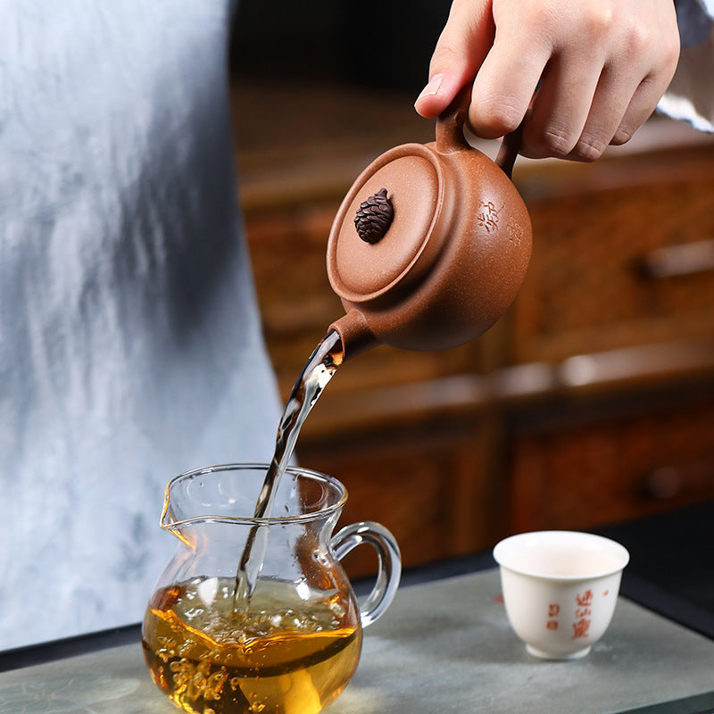 This is a Yixing teapot. this is Chinese yixing clay teapot 