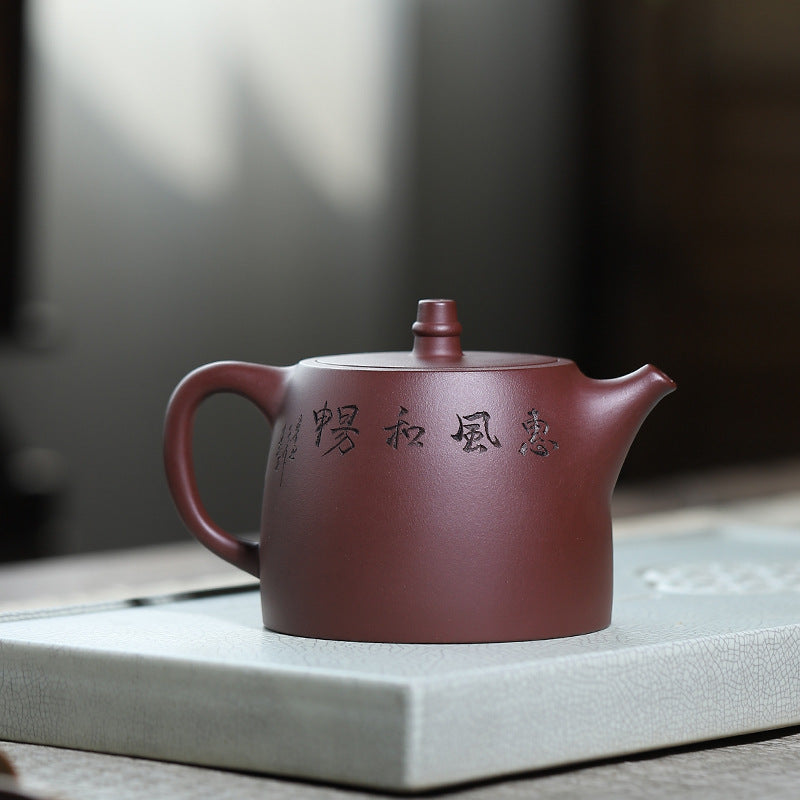 This is a Yixing teapot. this is Chinese yixing clay teapot 