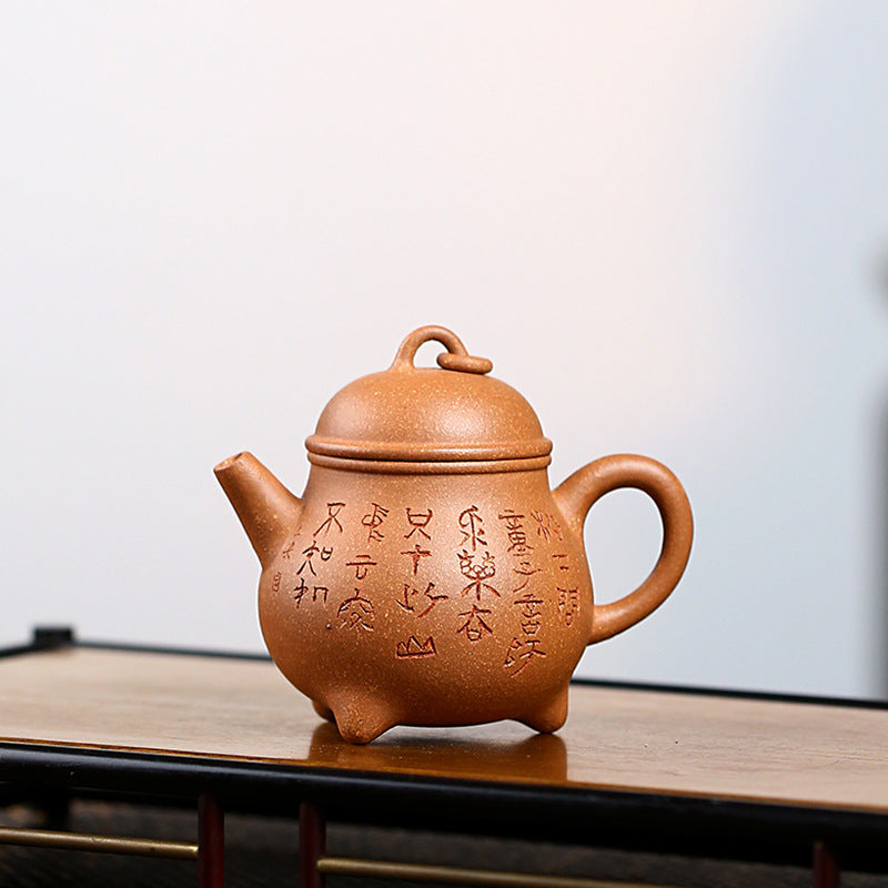 This is a Yixing teapot. this is Chinese yixing clay teapot 