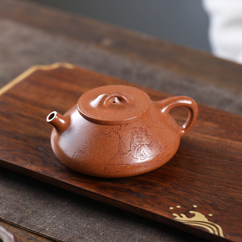 This is a Yixing teapot. this is Chinese yixing clay teapot