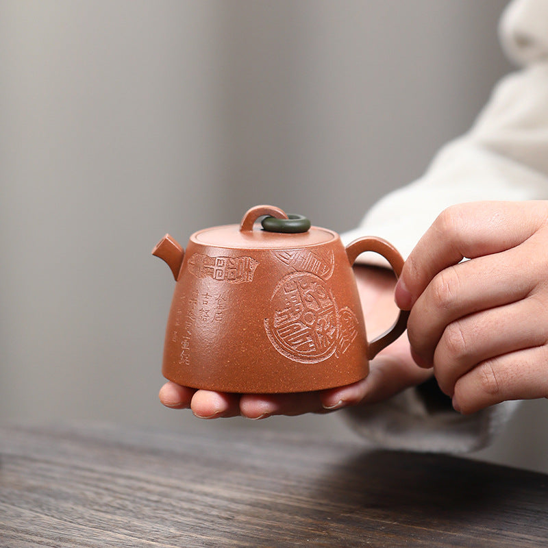 This is a Yixing teapot. this is Chinese yixing clay teapot