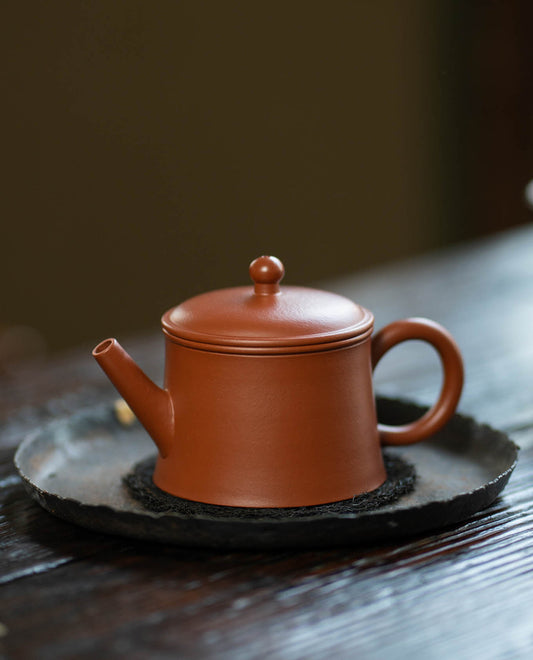 Handcrafted Original Design Jinglan Teapot Chinese Yixing Zisha Purple Clay Teapot Artwork Zhuni Teapot