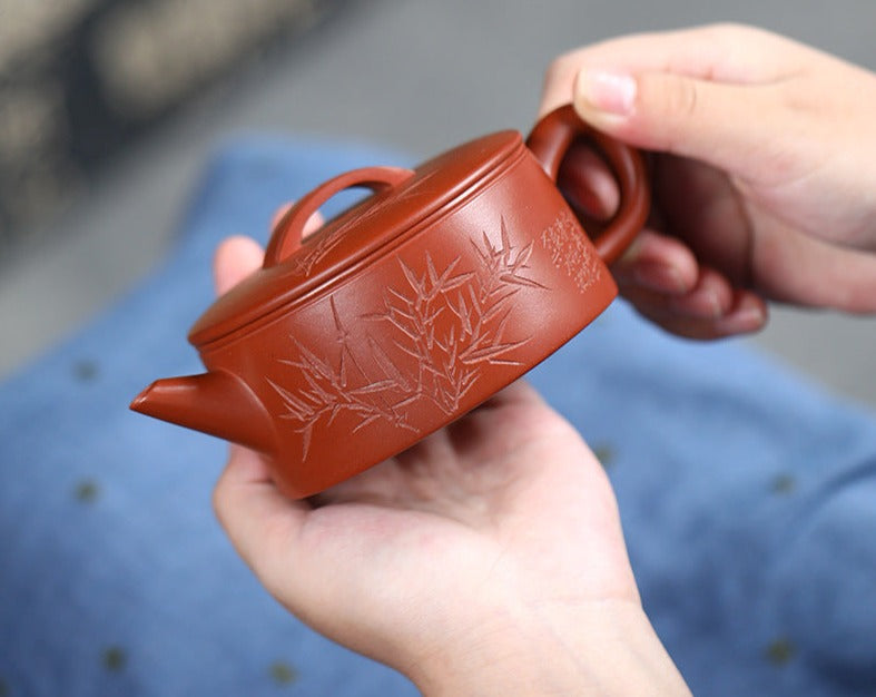 This is a Yixing teapot. this is Chinese yixing clay teapot 