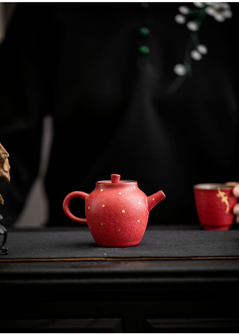 this is a ceramic teapot