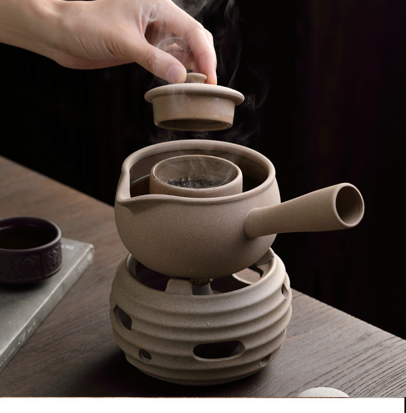 This is a pottery kettle