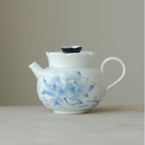 this is a ceramic teapot