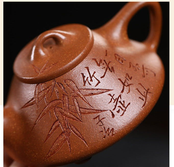 This is a Yixing teapot. this is Chinese yixing clay teapot 