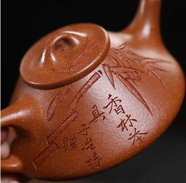 This is a Yixing teapot. this is Chinese yixing clay teapot 