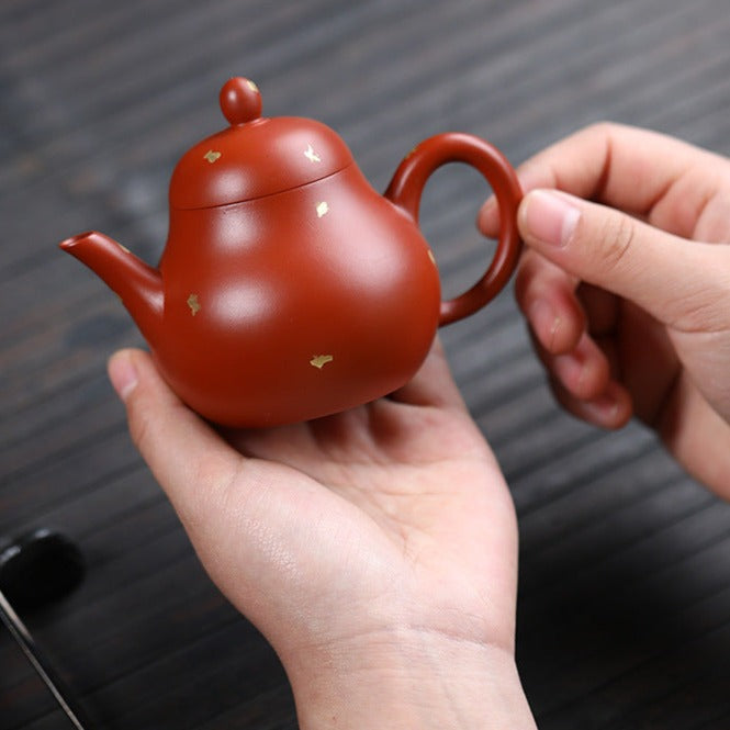 This is a Yixing teapot. this is Chinese yixing clay teapot