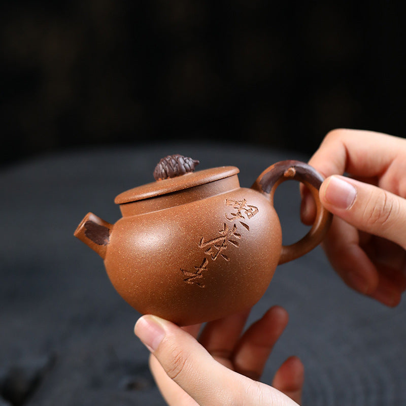 This is a Yixing teapot. this is Chinese yixing clay teapot 