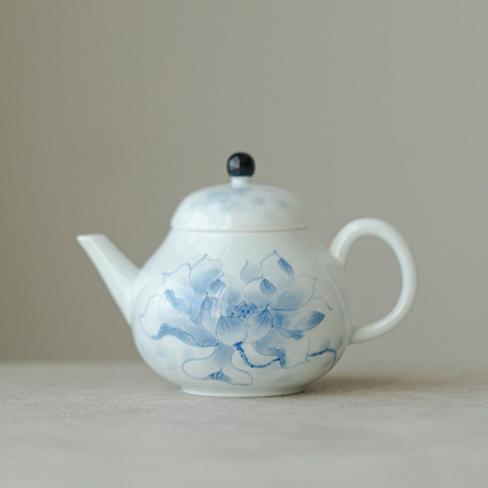 this is a ceramic teapot