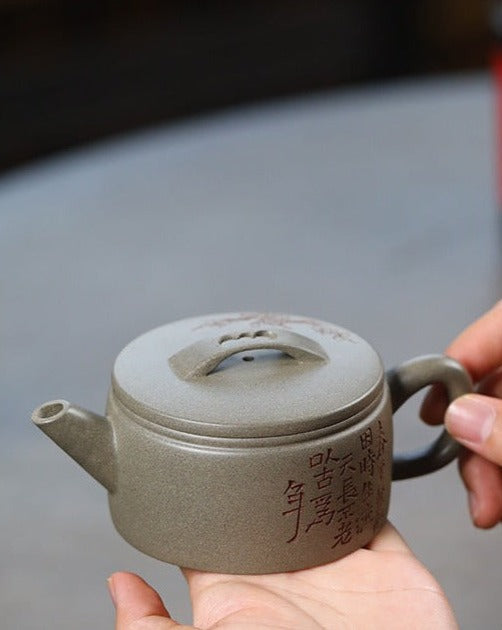 This is a Yixing teapot. this is Chinese yixing clay teapot 