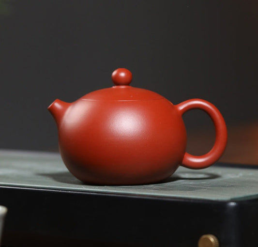 Handcrafted Original Design Xishi Teapot Chinese Yixing Zisha Purple Mud Teapot Artwork Zhuni Teapot