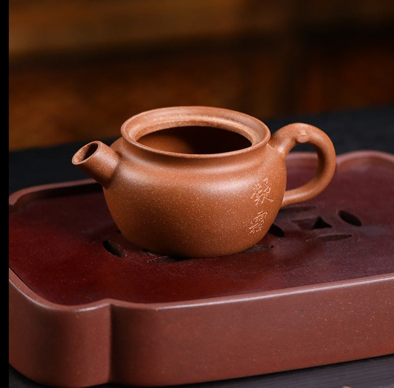 This is a Yixing teapot. this is Chinese yixing clay teapot 