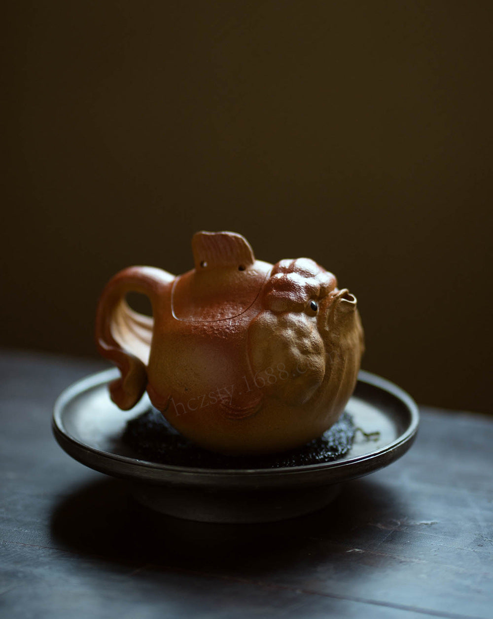 This is a Yixing teapot. this is Chinese yixing clay teapot 