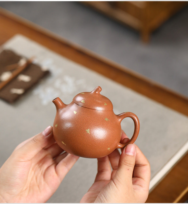 This is a Yixing teapot. this is Chinese yixing clay teapot 