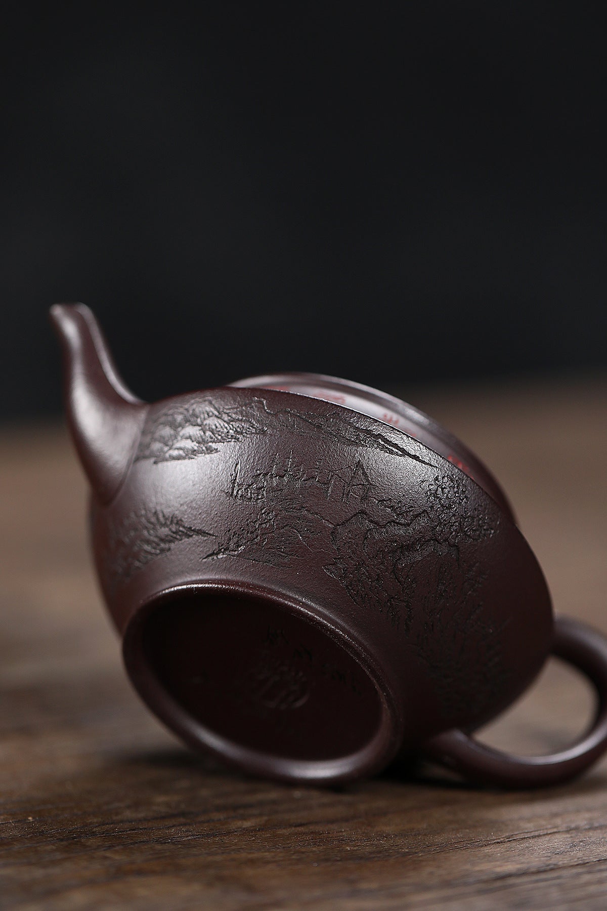 This is a Yixing teapot. this is Chinese yixing clay teapot 