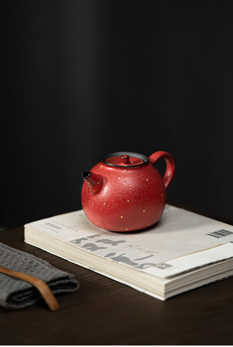 this is a ceramic teapot