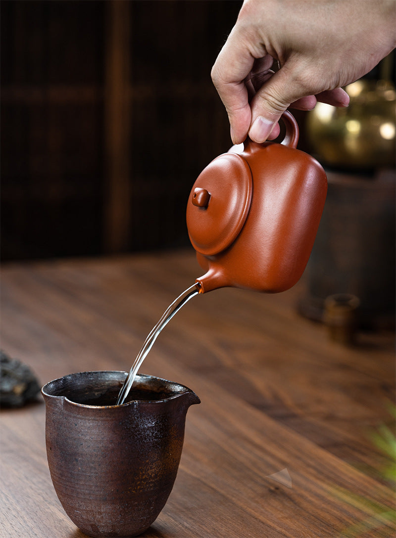 This is a Yixing teapot. this is Chinese yixing clay teapot 