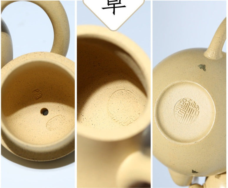 This is a Yixing teapot. this is Chinese yixing clay teapot 