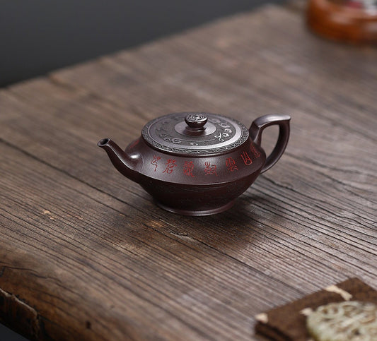 This is a Yixing teapot. this is Chinese yixing clay teapot 