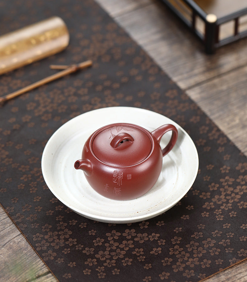 This is a Yixing teapot. this is Chinese yixing clay teapot 