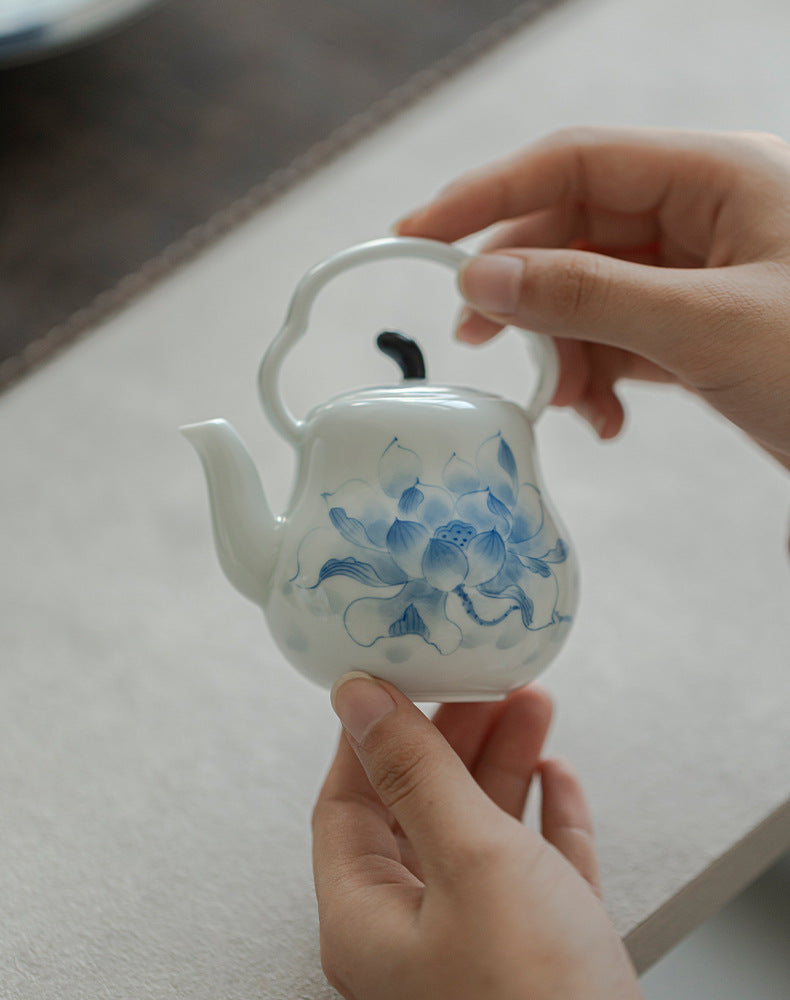 this is a ceramic teapot