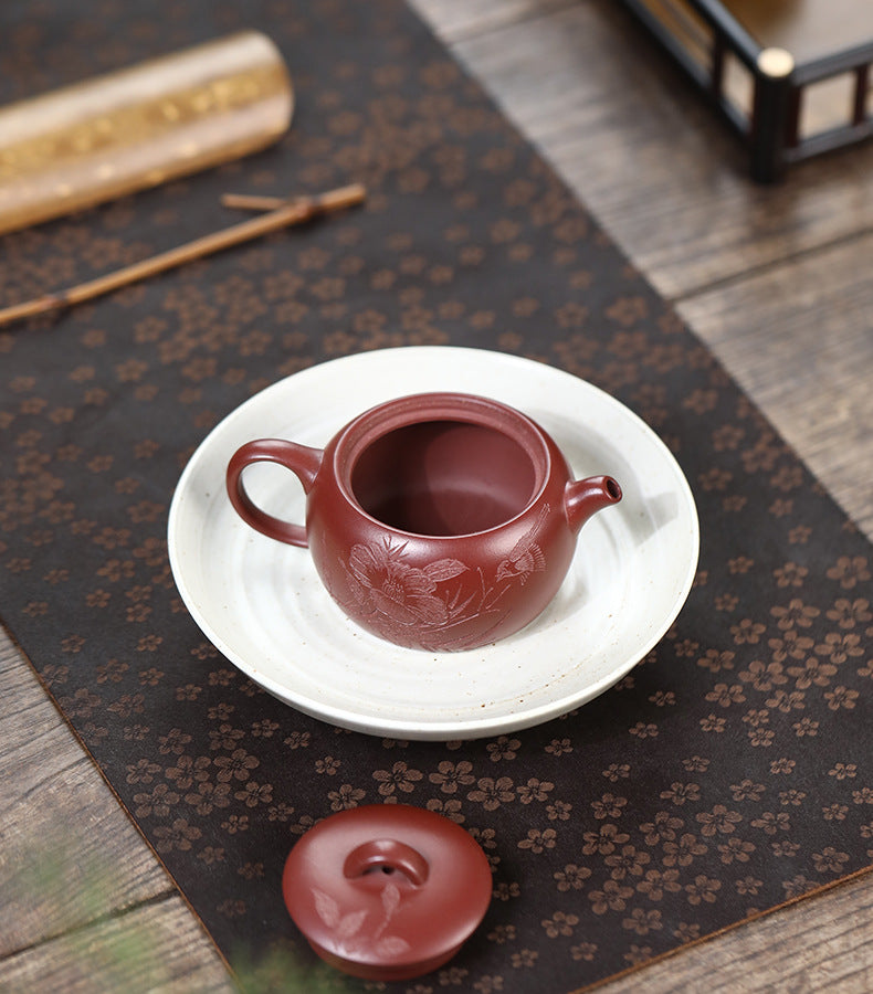 This is a Yixing teapot. this is Chinese yixing clay teapot 