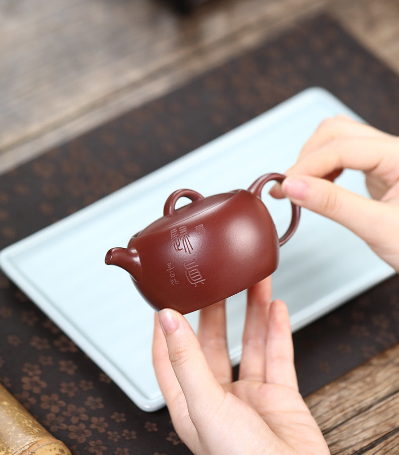 This is a Yixing teapot. this is Chinese yixing clay teapot 