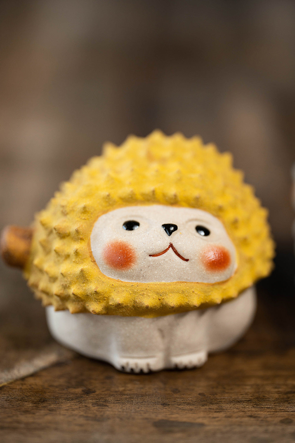 Tea Pets Handmade Yixing Clay Chinese Tea Pet Durian Hedgehog Durian Cat