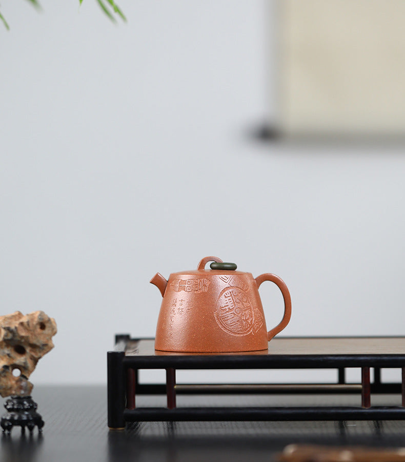 This is a Yixing teapot. this is Chinese yixing clay teapot