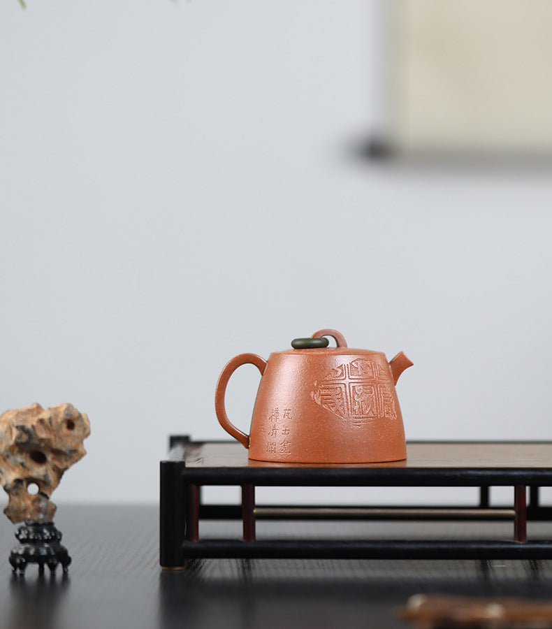 This is a Yixing teapot. this is Chinese yixing clay teapot