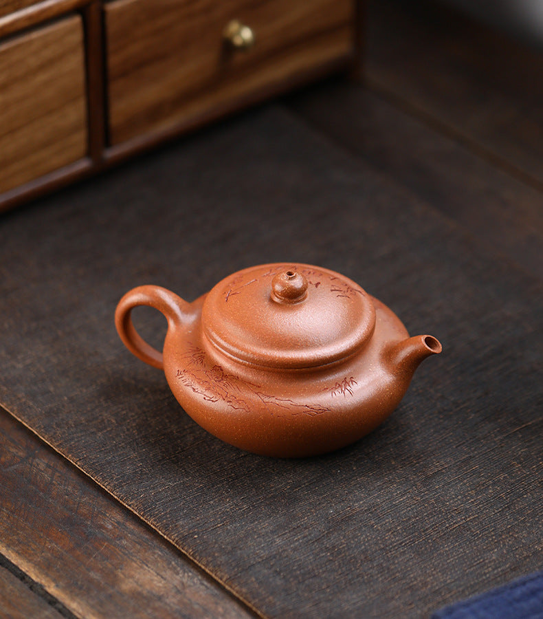 This is a Yixing teapot. this is Chinese yixing clay teapot 