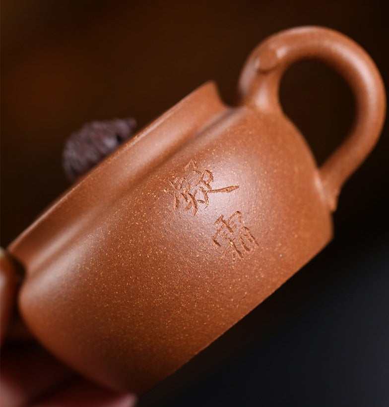 This is a Yixing teapot. this is Chinese yixing clay teapot 