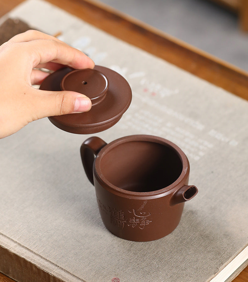 This is a Yixing teapot. this is Chinese yixing clay teapot