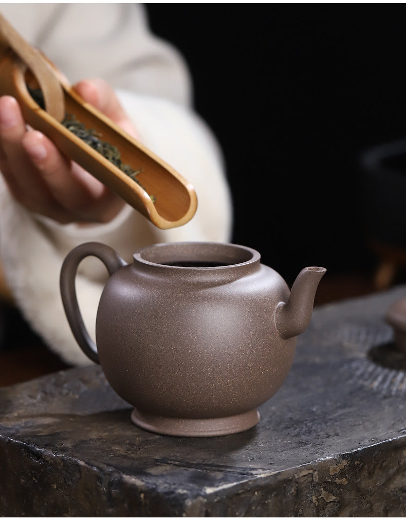 This is a Yixing teapot. this is Chinese yixing clay teapot 