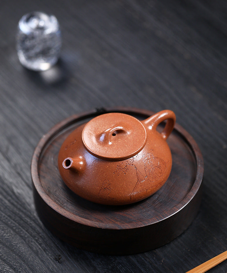 This is a Yixing teapot. this is Chinese yixing clay teapot