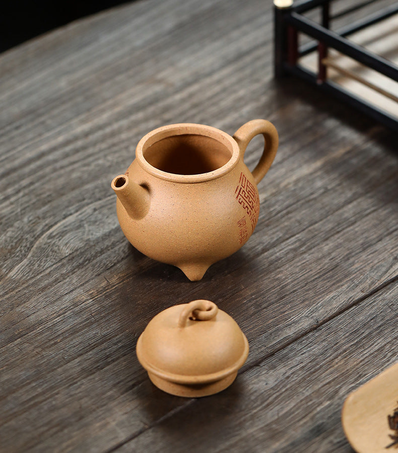 This is a Yixing teapot. this is Chinese yixing clay teapot 