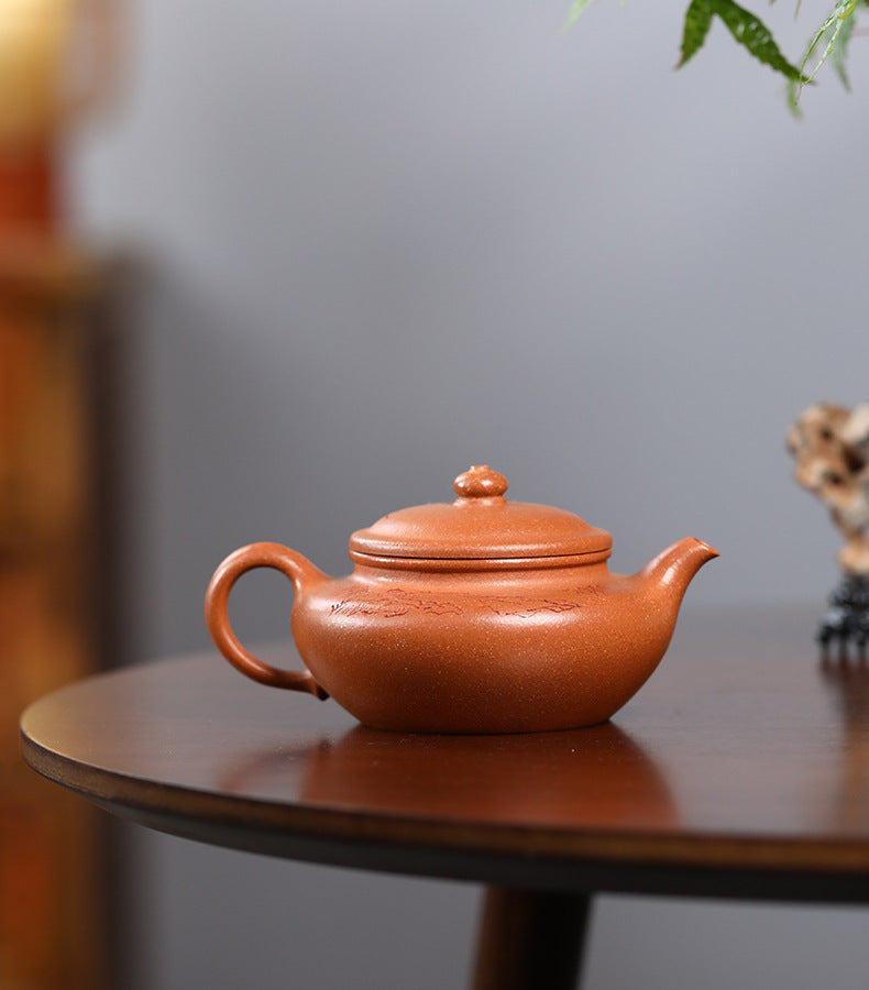 This is a Yixing teapot. this is Chinese yixing clay teapot 