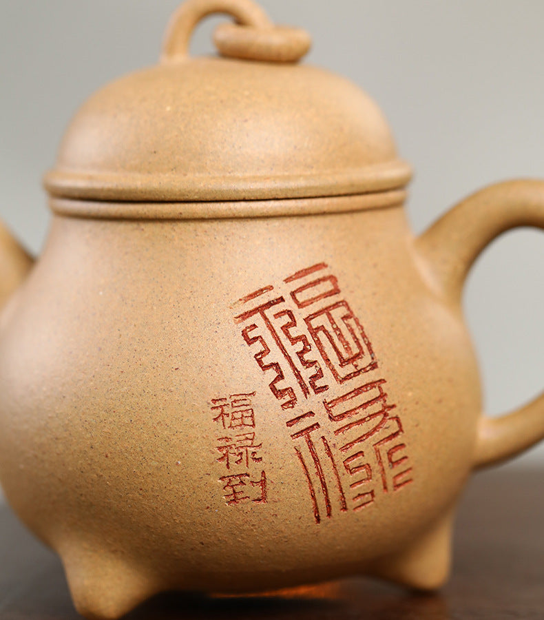 This is a Yixing teapot. this is Chinese yixing clay teapot 